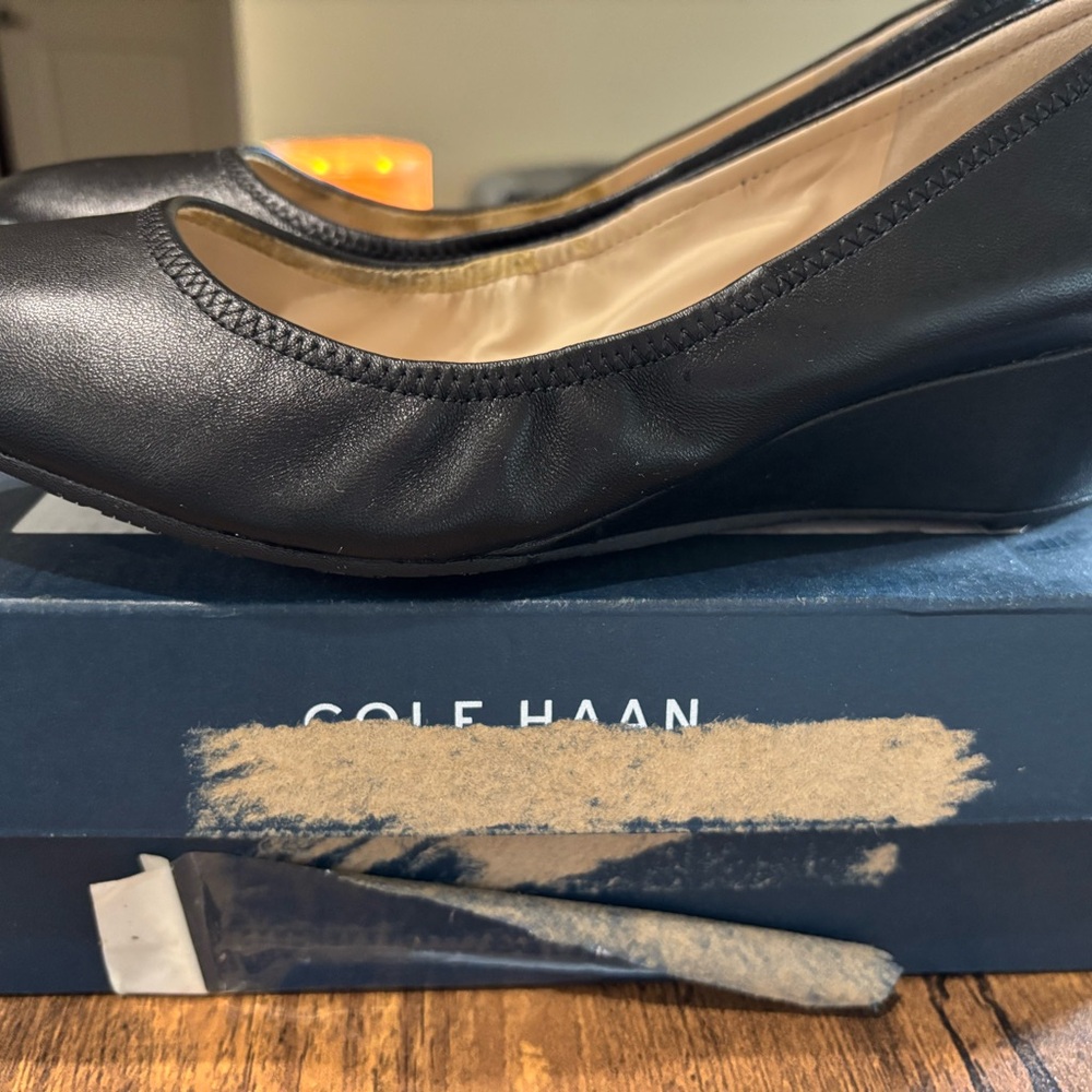 Cole Haan Women's Black Wedge Shoes